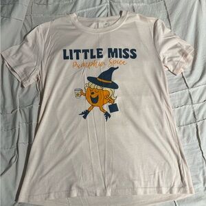 10 Items for $20: Little Miss Pumpkin Spice Kids Shirt - Cream